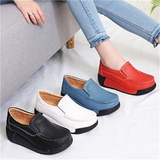 여성옥스퍼드소가죽단화