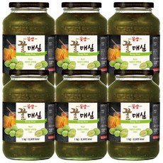 꽃샘 꿀 매실차 골드, 1kg, 1개입, 6개