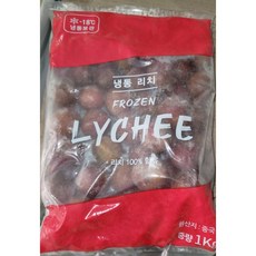 냉동과일 리치 1kg 3봉, 3개