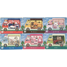 닌텐도 동물의 숲 아미보 amiibo 카드 산리오 콜라보 전 6종 세트