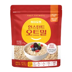 헤이오트 귀리 100 인스턴트 오트밀, 800g, 1개 - 오트밀하우스