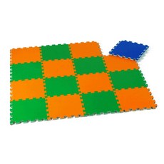 액티브 하드 플로어 조립식매트 90x90x1.3cm(7색상), BLACK_착불, 1개