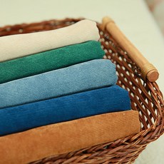 [러브원단] 대폭-코듀로이 16골잔골덴무지 10color, 크림베이지