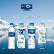 우리가족이 마시는 물 천년동안 베이비워터 350ml 20개입