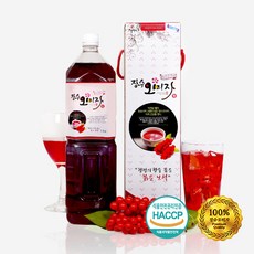 청정장수오미자 오미자청 1.5L, 1.8kg, 1개입