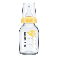 미덕 뮤 직 (medela) 미덕 medela 베 이 비 젖병 표준 구경 다목 적 젖병 / 젖꼭지 150 ml 유리병 띠 s 호크