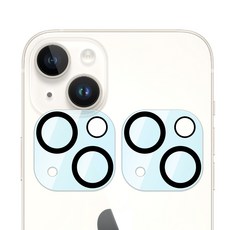 투에이비 아이폰15 풀커버 카메라 강화유리 2p, 2개