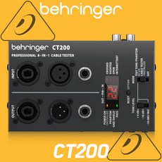 [공식대리점] 베링거 CT200 케이블 테스터 레코딩 공연용 방송용 휴대용 오디오 테스터기_쿠폰증정
