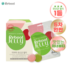 어린이 유산균 포스트바이오틱스 2640억 리부트 유산균젤리, 162g, 6개