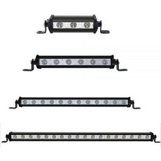 울트라씬 4-20 인치 LED 작업등 바 오프로드 12V 24V 자동차 보트 왜건 4WD SUV 트레일러 트럭 보조 스팟 드라이빙 헤드라이트 초박형 LED 작업등, 20inch, 1개