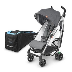 UPPAbaby G-Luxe 유모차 - 조던(차콜 멜란지/실버) + G-Luxe 여행용 가방 UPPAbaby G-Luxe Stroller - Jordan (Charcoal Mel, 1개, null) 1, UPPAbaby G-