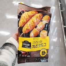 동원 퀴진 치즈 크리스피핫도그 400G x 1개, 종이박스포장