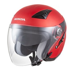 혼다 럭셔리 헬멧 무광 레드 HONDA HELMET 오픈페이스