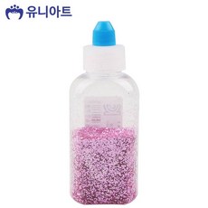 [C.L] 유니아트 (반짝이가루) 2000 메탈 반짝이 가루 (분홍) 미술놀이 공예 공작 유아미술 만들기
