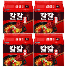 팔도 칼칼닭면 120g 4입 4개