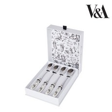 V&A 이상한 나라의 엘리스 티스푼 4P, 없음, 4개
