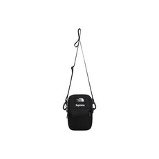 무상 Supreme The North Face Leather Shoulder Bag "Black"18FW (슈