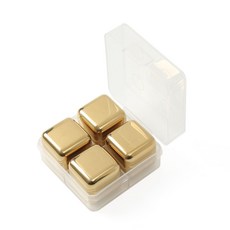 녹지않는_스텐얼음_4p세트_사각얼음_아이스큐브 5E5B, 1개