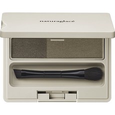 일본직발송 6. 내츄라 그라세(NATURAGLACE) NATURA GRASSE 아이브로우 파우더 01 (올리브 그레이) 브러쉬, 1개