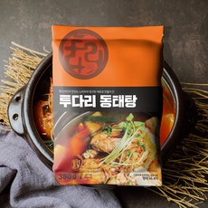 투다리 탕류 얼큰 칼칼한 동태탕 간편 세트, 2개, 380g