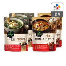 CJ 비비고 전복미역국x2봉+차돌된장찌개x2봉, 없음, 상세설명 참조