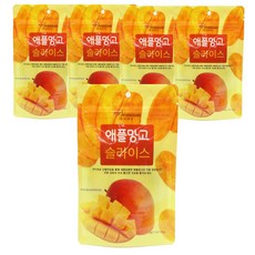 베트남 애플망고 슬라이스 건망고 80g 1개, 5개