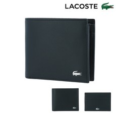 라코스테 지갑&amp;카드 경우 기프트 박스 FG남성 NH2505F LACOSTE두번 접는 주머니 패스 케이스 세트 소
