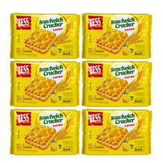 제스 샌드위치 크래커 레몬맛 180g 간식 과자, 6개