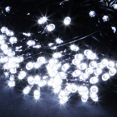 LED300구 무뚜기/크리스마스 트리전구 은하수조명, 300구 지그재그라인, 투명선_백색 램프