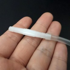 일자 어항 호스 연결 수조 에어호스 연결부품, 1개