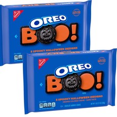 오레오 오렌지 크림 2개 할로윈 부 boo OREO Orange Creme Chocolate, 18oz