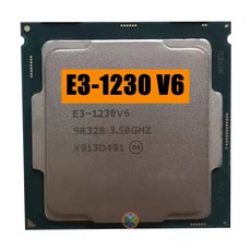 제온 E3-1230V6 CPU 3.50GHz 8M LGA1151 E3 1230 V6 쿼드 코어 E3-1230 V6 프로세서 E3 1230V6