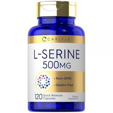 Carlyle L 세린 캡슐 | GMO 프리 및 글루텐 프리 보충제, Carlyle L 세린 캡슐 | GMO 프리 및 글루, 1개