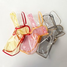 강아지우비 애견우비 패션우비 방울방울우비 S~2XL (WFF28DF), 옐로우, 1개
