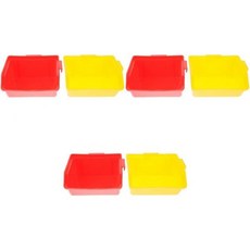 Mipcase 햄스터 화장실모래 6pcs 변기 모래 욕실 매트 반려동물 용품 소변 목욕 Q1624348, 10.5x9.5cmx3pcs, Red/Yellowx3pcs