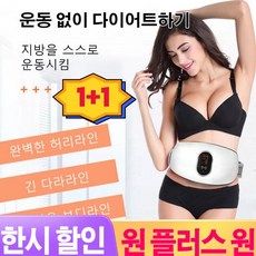 1/1+1지방연소 안마기허리 마사지 벨트진동밸트마사지기체지방 분해기