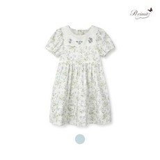 [페리미츠] 카라 배색 플라워 OP (P2422O655_13)