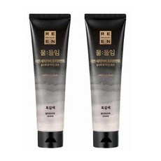 [흑갈색] LG 리엔 물들임 새치커버 트리트먼트 150ml 2개