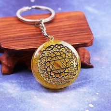 에너지 orgonite 키 체인 organone reiki 치유 펜던트 여성용 열쇠 고리 남성 쥬얼리 행운을 가져다줍니다.
