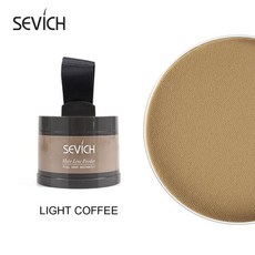 남자컨실러 Sevich 남녀공용 헤어 라인 파우더 쉐도우 메이크업 컨실러 내추럴 커버 스트레이트너 브러시 4g, [12] Light Coffee, 1개