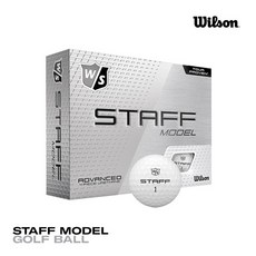 [윌슨정품] Wilson 스태프 모델 STAFF MODEL 4피스 골프볼, 단품, 사이즈