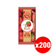 오뚜기 일회용 딸기쨈, 200개, 12g