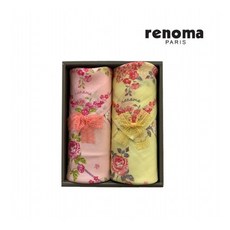 레노마남녀손수건2매세트