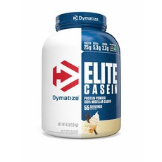 Dymatize Elite Casein Protein Powder Vanilla 다이마타이즈 엘리트 카제인 프로틴 파우더 바닐라 1.8kg, 1개