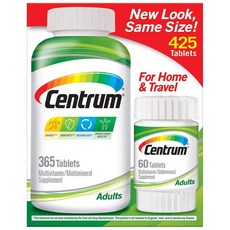 Centrum 센트룸 어덜트 멀티 비타민 425정, 1팩 (425정)