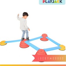 빌드 앤 밸런스 징검다리 평균대 어린이 균형 놀이