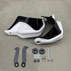 혼다 용 CB650R CB 650R 2019 2020 2021 오토바이 핸드 가드 브레이크 클러치 레버 프로텍터 핸드 가드 실드 CB650 R 액세서리, 화이트 블랙 세트, 1개