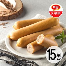 하림 하림이닭 닭가슴살 소시지 훈제 120g 15팩, 15개