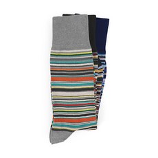 폴스미스 M1A SOCK JPACKM 1A 스트라이프 멀티 3팩 세트 양말