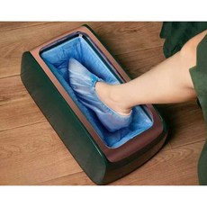  자동 신발 커버 1회용 실내 완전 덧신 일회용 회용 스마트, 상세 페이지 참고, 블랙 